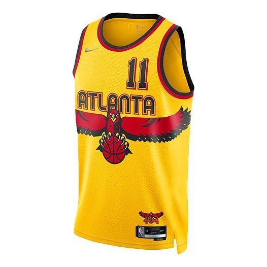 Nike NBA 75th Anniversary Atlanta Hawks Trae Young Swingman Jersey | Gold #11 | DB4017-728