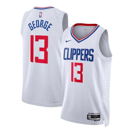 Nike Dri-FIT NBA LA Clippers Paul George Association Edition Swingman Jersey | White #13 | 2022/23 | DN2080-101