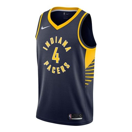 Nike NBA Indiana Pacers SW Fan Edition Jersey – #4 Blue / Dark Blue (864479-425)