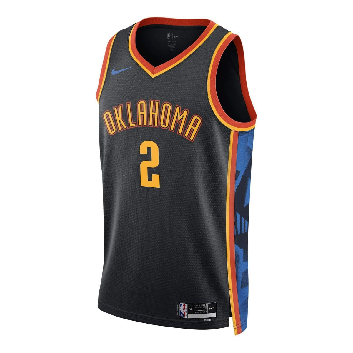 Nike NBA Oklahoma City Thunder Shai Gilgeous-Alexander City Edition Jersey | Black #2 | 2024/25 | FQ4353-010