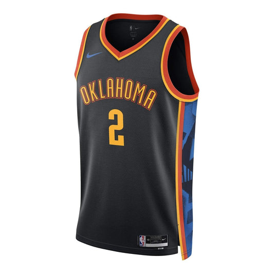 Nike NBA Oklahoma City Thunder Shai Gilgeous-Alexander City Edition Jersey | Black #2 | 2024/25 | FQ4353-010