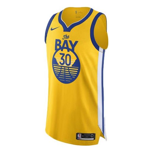 Nike NBA Golden State Warriors Stephen Curry #30 Statement Edition Authentic Jersey – AT9842-728