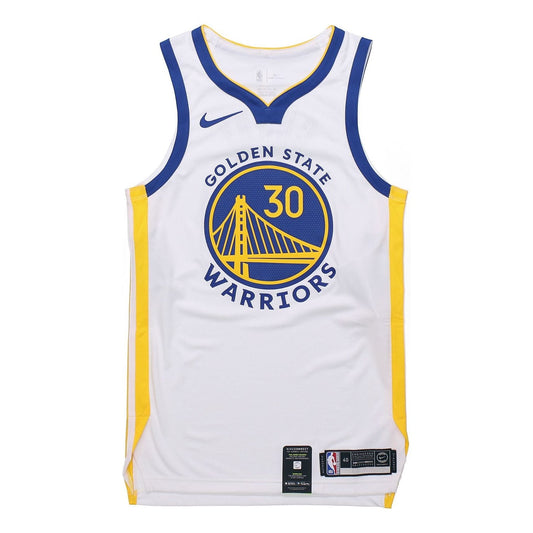 Nike NBA Jersey AU Basketball Jersey Golden State Warriors Curry For Men White AV4921-100