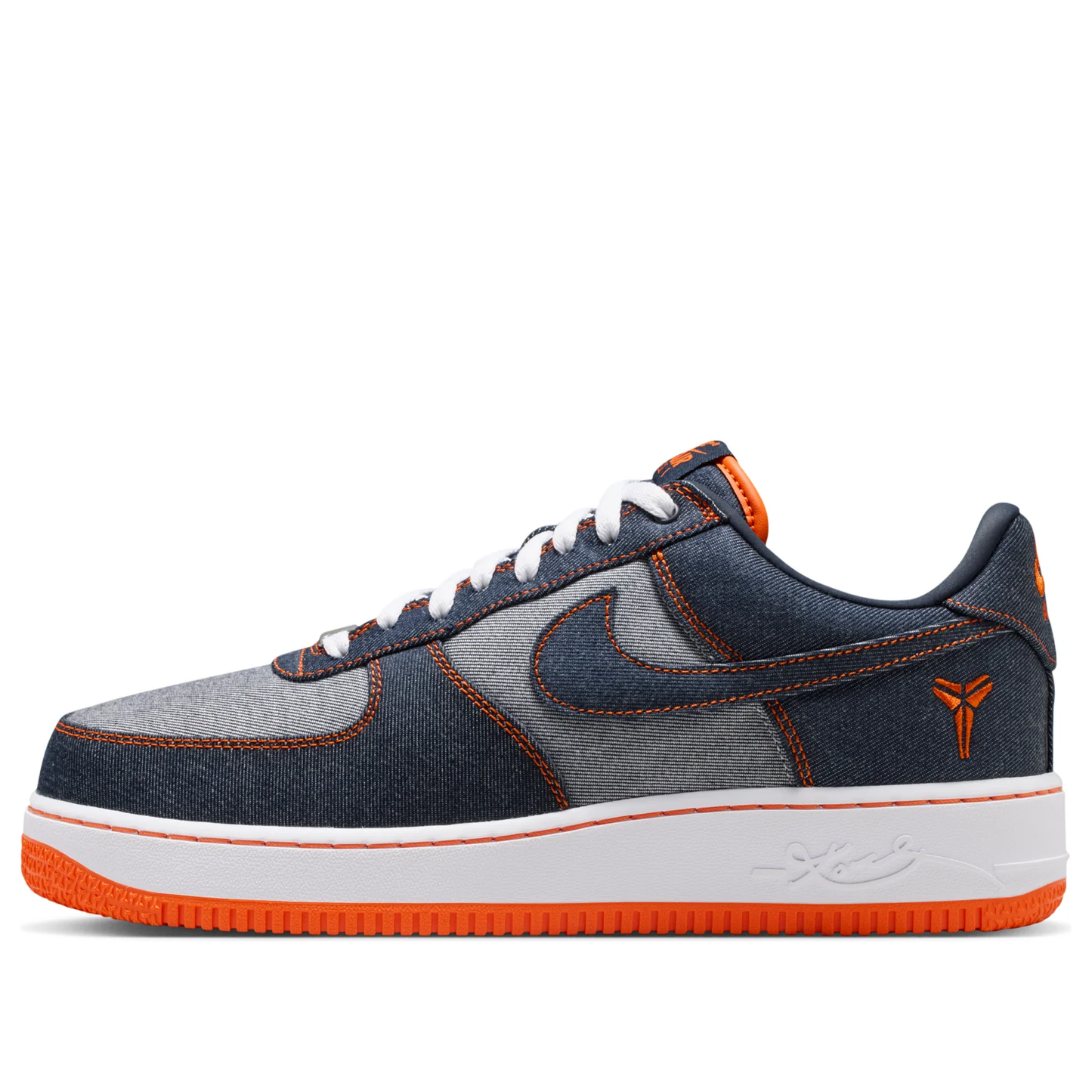 NikeAir Force 1 Low Protro 'Kobe Bryant Denim Obsidian Safety Orange' IM1980-400