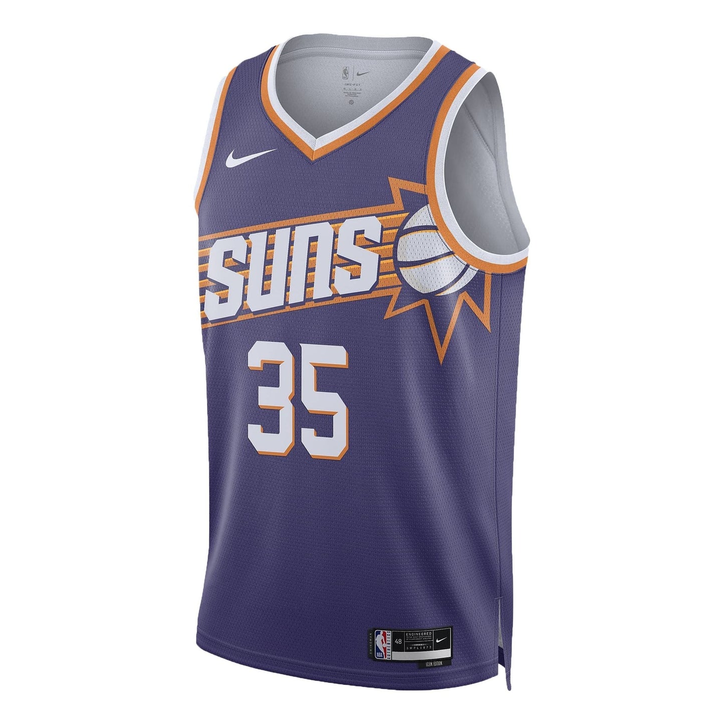 Nike NBA Phoenix Suns Kevin Durant Icon Edition Swingman Jersey 2023-24 – #35 (DV4855-570)
