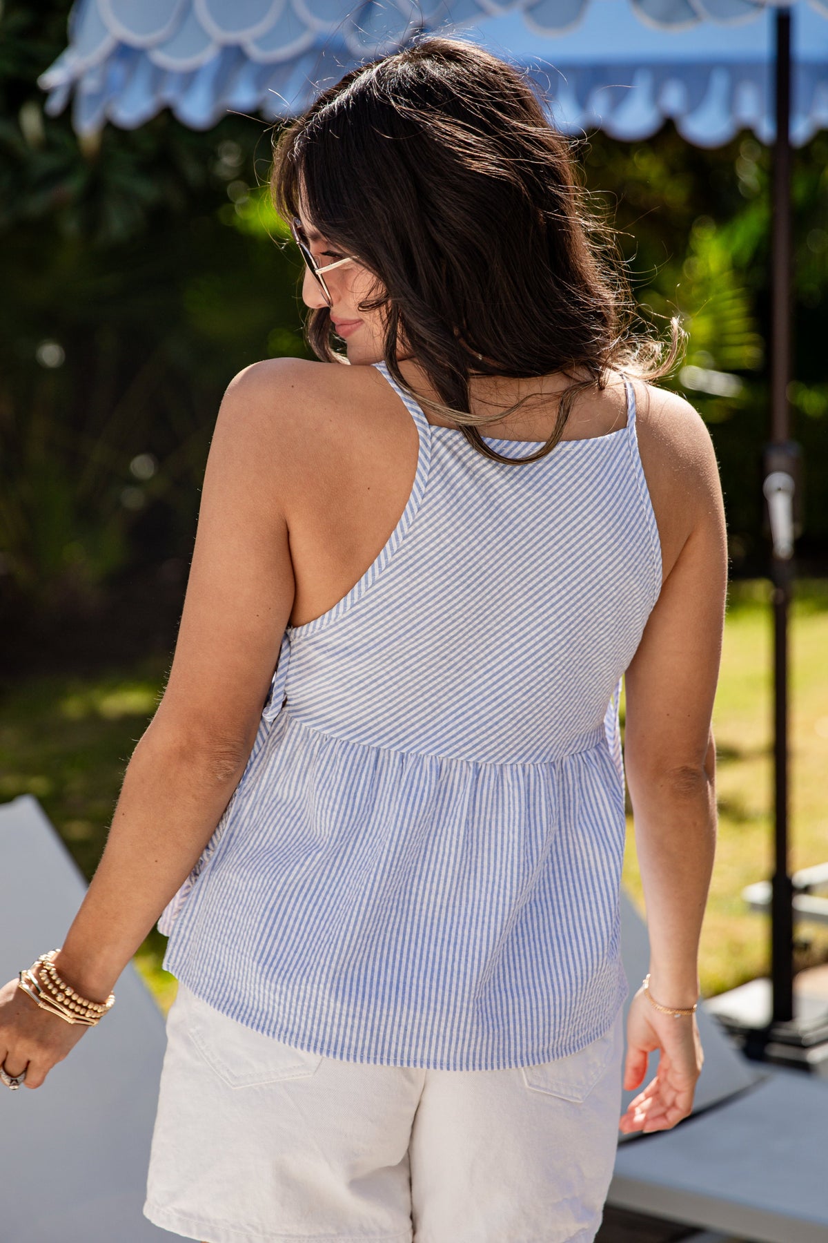 Picnic Charm Gingham Tie Tank Top - DU Deal